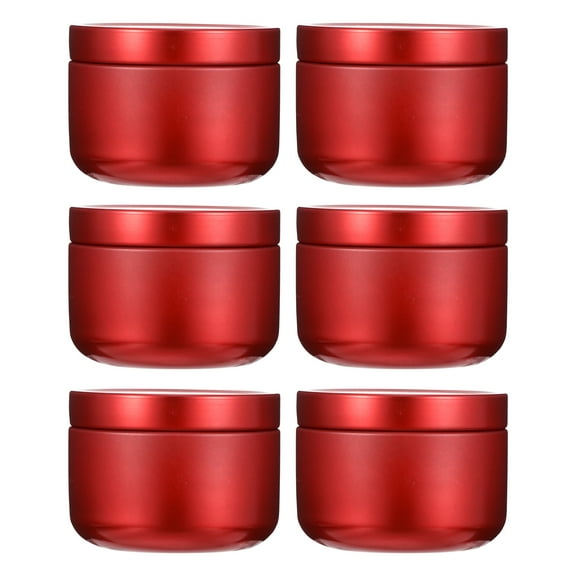 Raindrops Airtight Tea Canisters Red for Home Party Tea Store 10Pcs 2.1X1.5In