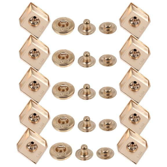 Raindrops 10 Sets Band Clamps Duty Belt Accessories Button Snap Fasteners Press Studs