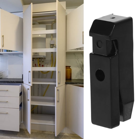 Raindrops 10 Sets Heavy Duty Hidden Floating Shelf Brackets Black Plastic for Pool Decoration and Organization