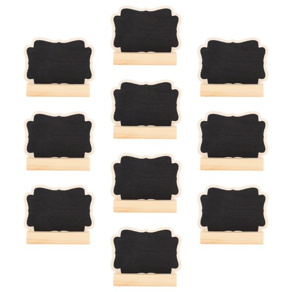 Raindrops 10 Sets Mini Decor Blackboard Message Board Decorative Writing Board 8.8X7cm