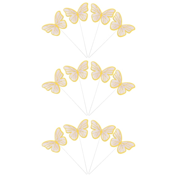 Raindrops 10 Sets of Delicate Cupcake Toppers Decorative Cake Decors Adorable Cupcake Decors