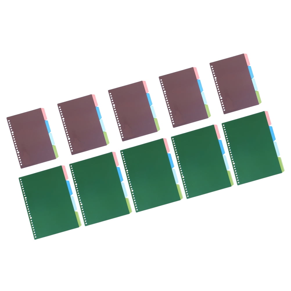 Raindrops 10 Sets of Household Notebook Dividers Office Tab Dividers ...