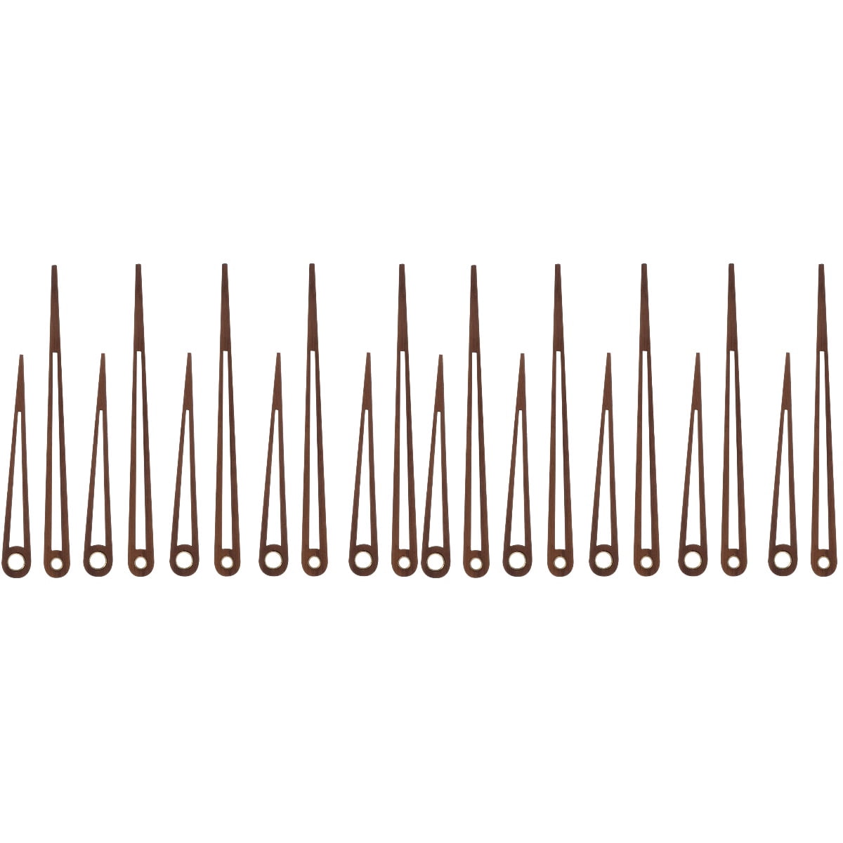 Raindrops 10 Sets of Wood Clock Hands Replaceable Clock Parts Wood ...