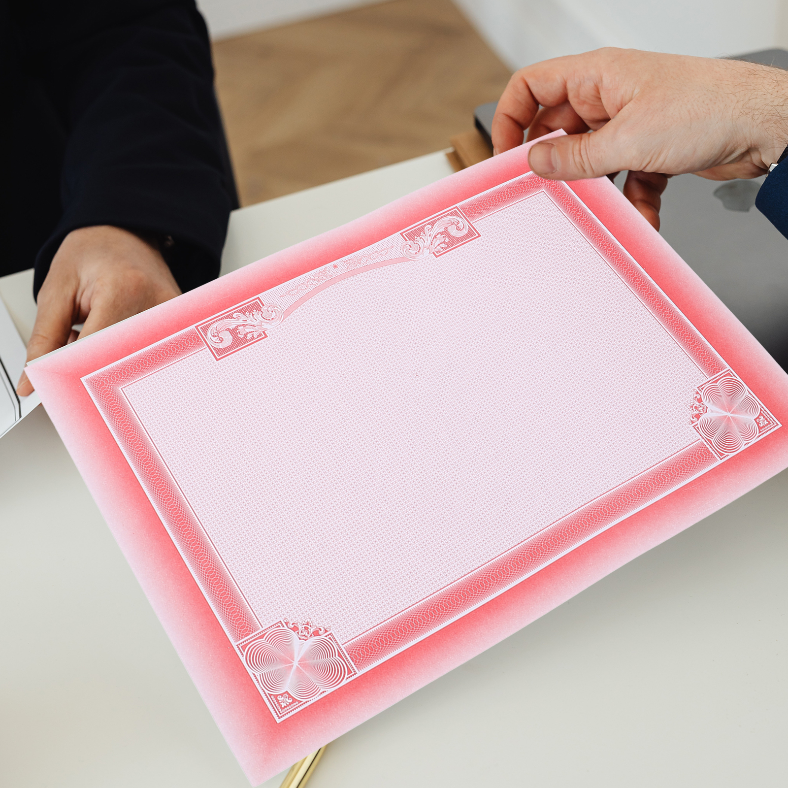 Raindrops 10 Sheets Blank Certificate of Appreciation Plain Paper ...
