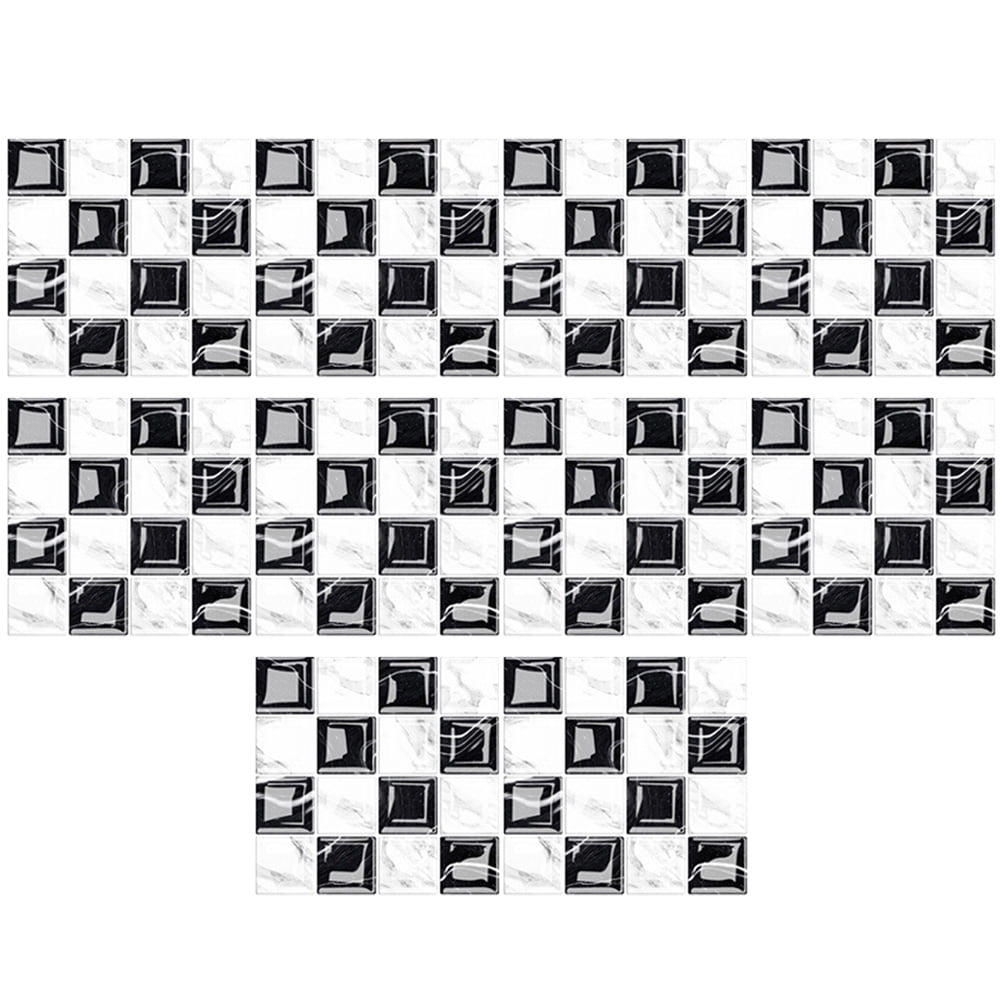 Raindrops 10 Sheets Board Paste Tile Decals Sticky Tiles Stickers ...