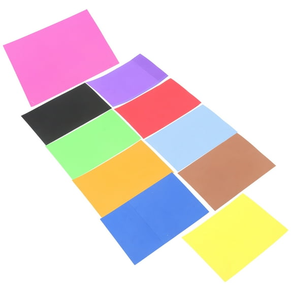 Raindrops Coloured Self-Adhesive Sticky Paper Gift Making EVA 10 Sheets