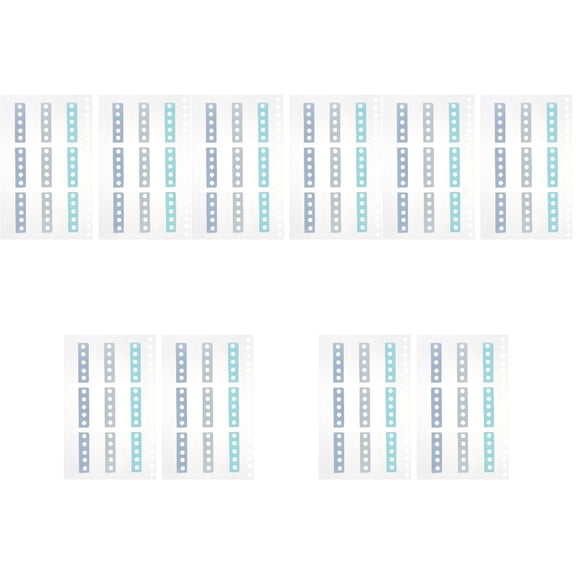 Raindrops 10 Sheets Sticky Page Markers Tabs for Books, Binders, Indexing, and Organizing Notes