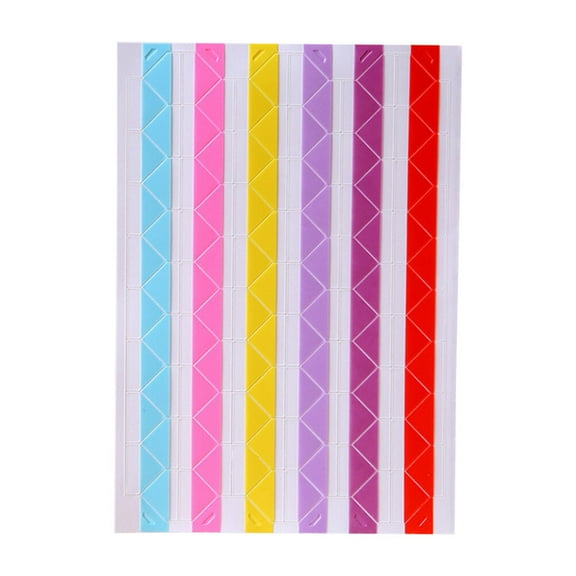 Raindrops  10 Sheets Scrapbook Rainbow Corners Photos Paper Stickers