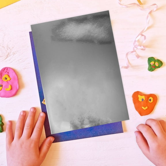 Raindrops Metallic Paper 10 Sheets for Crafts, Scrapbooking, Card Making, and Creative Projects