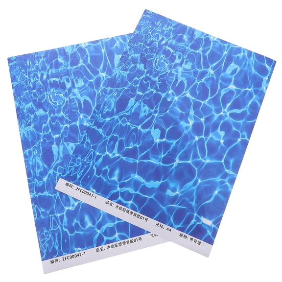 Raindrops 10 Sheets Versatile Use Removable Sticker for Model Enthusiasts Garden Landscape and Architectural Models