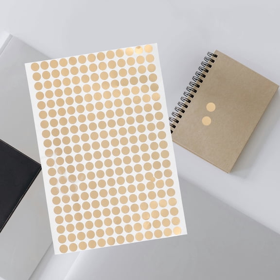 Raindrops 10 Sheets Writeable Dots Stickers Copperboard Self Adhesive for General Users