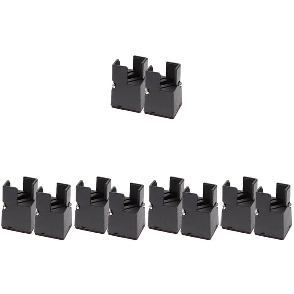 Raindrops 10-Pack Adjustable Bed Risers Furniture Lifts, Desk Riser Blocks for Enhanced Stability and Height