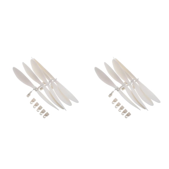Raindrops 10 pcs  High Performance Remote Controlled Airplane Propeller Blades For Model Aircraft Rc Plane Parts And Accessories For Rc Plane Enthusiasts