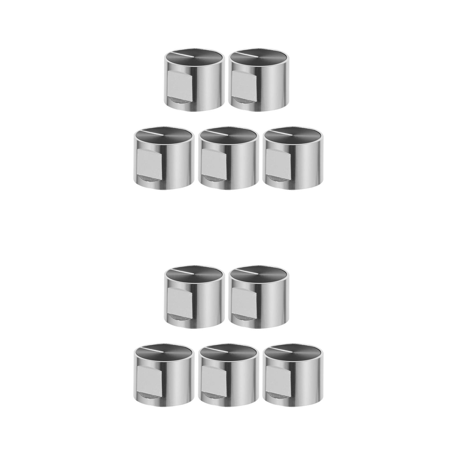 Raindrops 10-Pack Universal Metal Stove Control Knobs Replacement for Gas Cooktops Compatible with Most Gas Ranges Kitchen Accessories