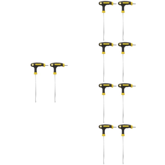 Raindrops 10 pcs Key Ball End Wrench Key T Handle Socket Manual Mechanical Tool