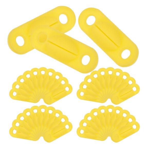 Raindrops  100 Pcs Badminton Racquet Racket Cord Tube Protector Yellow