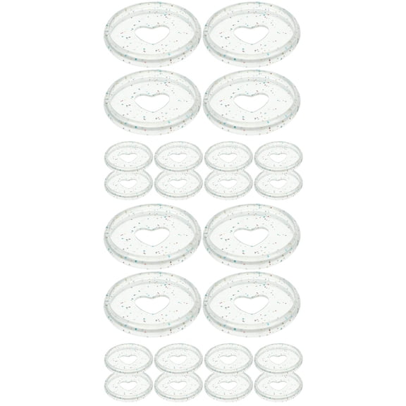 Raindrops 100 Pcs Binder Discs Notebook Binding Discs Planners Binding Discs Loose-leaf Binder Discs
