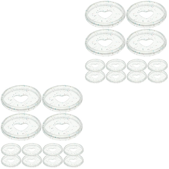 Raindrops 100 Pcs Binding Discs Discbound Expansion Discs Loose-leaf Bind Discs Plastic Binders Discs for Student
