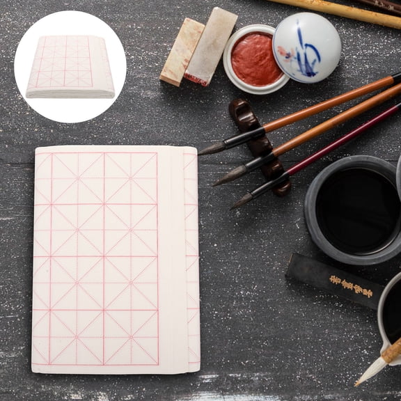 Raindrops  100 Pcs Calligraphy Accessory Professional Rice Paper Practice Beginner