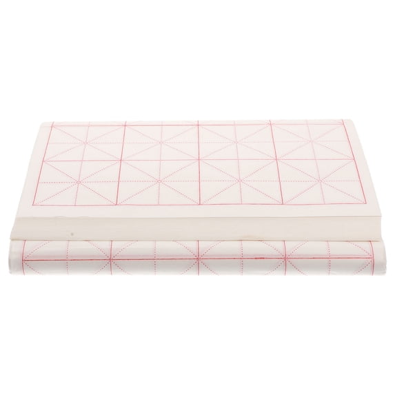 Raindrops 100 Sheets Rice Paper Practice Grid Sheets for Writing and Art Crafting, and
