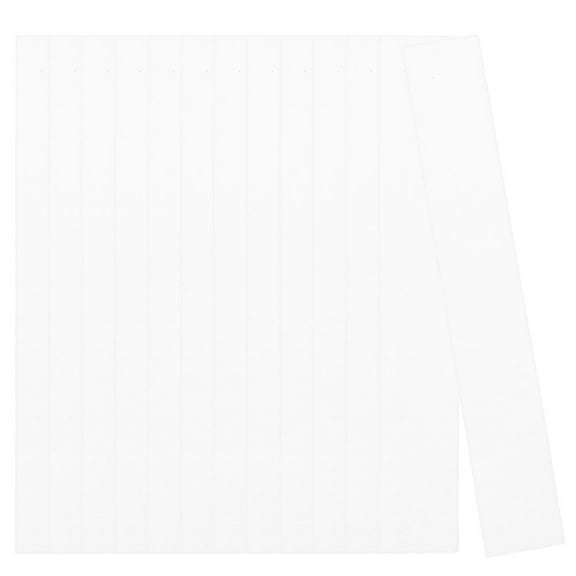 Raindrops 100 Pcs Cash Bands for Currency Bundles Banknote Money Wrappers White