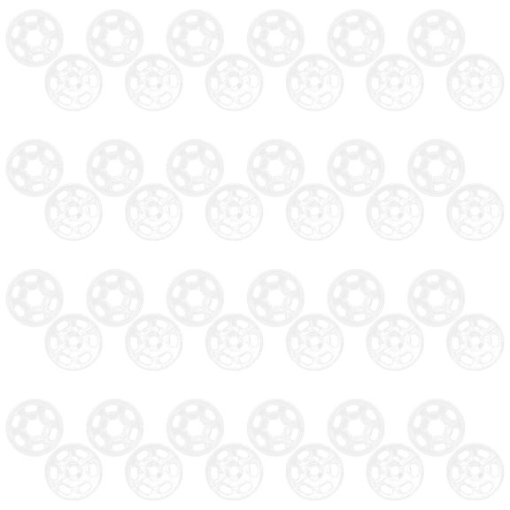 Raindrops  100 Pcs Clothes Buttons Sewing Pin Thread Remover Tool Women's White