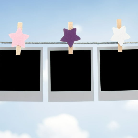 Raindrops 100 Pcs Clothes Pin Garment Wooden Clip Multi-functional Clips Versatile