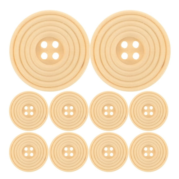 Raindrops 100 Pcs Craft Buttons Sweater 2.50X2.50X0.40CM Beige