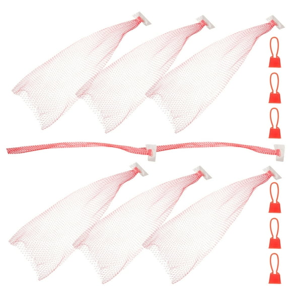 Raindrops 100 Pcs Egg Hatching Bags Fruit and Vegetable Portable Mesh