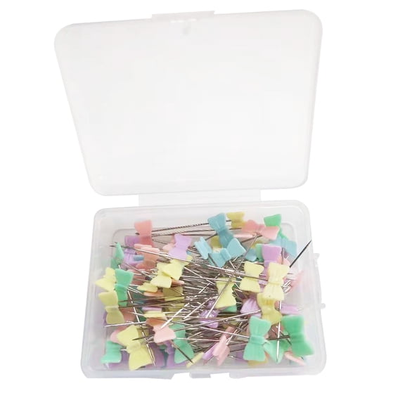 Raindrops Sewing Accessories Button Head Pin Multi Colored 100Pcs