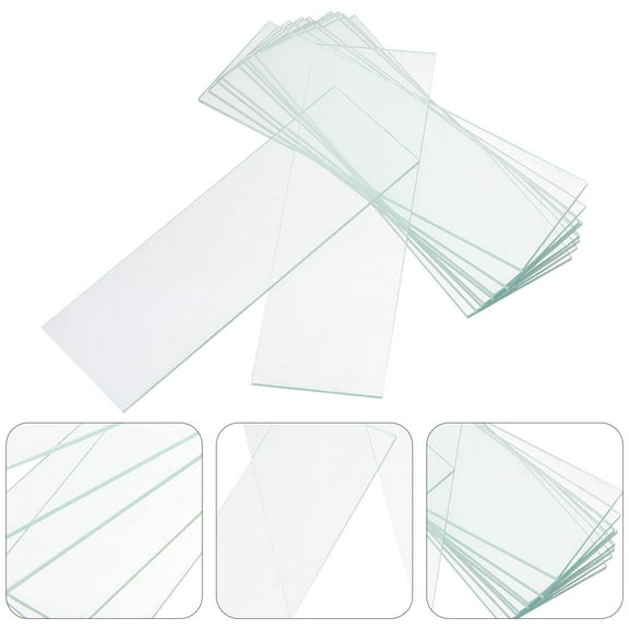 Raindrops 100 Pcs Microscope Glass Slide Processed Slides Safe