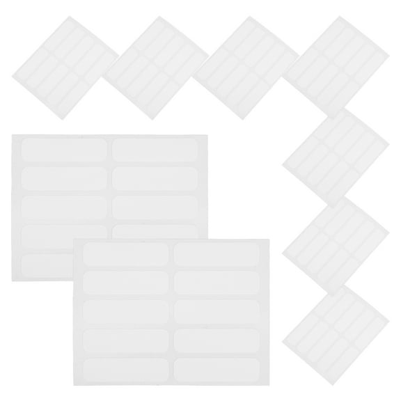 Raindrops 100 Pcs Name Tags for Clothes Washable Small Labels Stickers