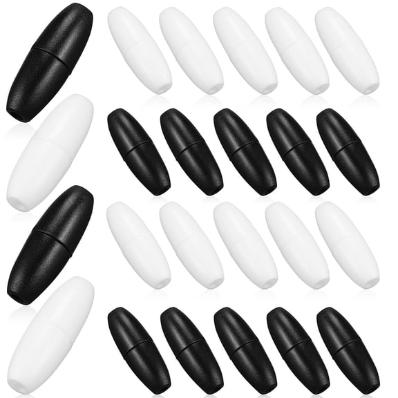 Raindrops 100 Pcs Necklace Making Supplies Plastic Black For Crafting Projects