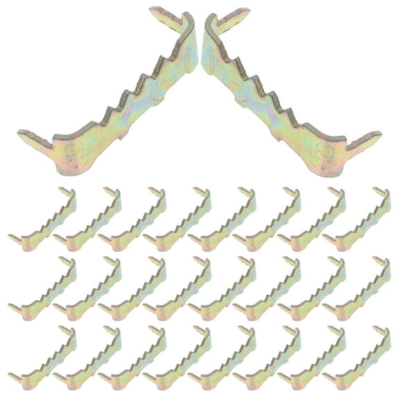 Raindrops 100 Pcs Picture Hanger Frame Hangers Hooks Saw Toothed Hardware Khaki