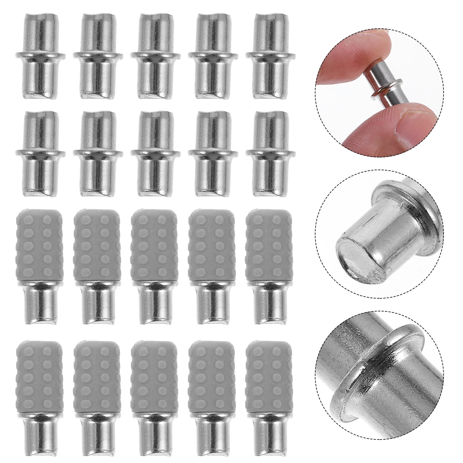 Raindrops 100 Pcs Shelving Supports Shelf Peg Bookcase Hardware ...