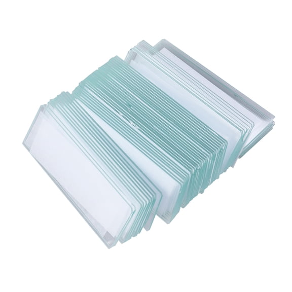Raindrops 100 Pieces Microscope Blank Glass Slides for Basic Biological Science Education