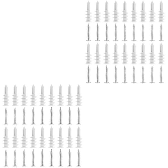 Raindrops 100 Sets Drywall Self Drilling Anchors Self Tapping Screws Gypsum Boards Anchors