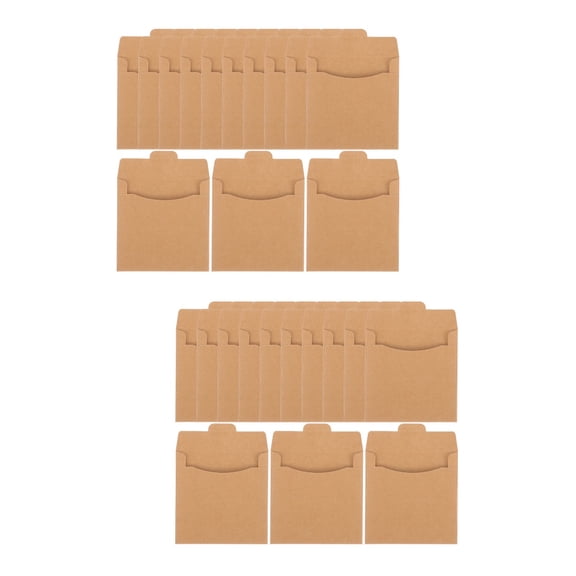 Raindrops 100 pcs Kraft Paper Sleeves DVD Packaging Bag Storage Bag Envelopes
