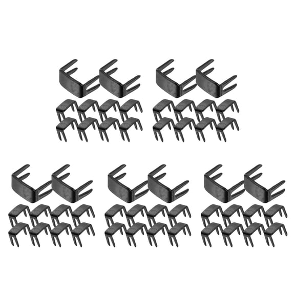 Raindrops 100 pcs Zipper Replacement Stopper Zipper Repair Universal Zipper Fixer Zipper Stop Clothes Repair Zippers Stopper Garment Zipper Stops Clothing Repairing Zipper Stops