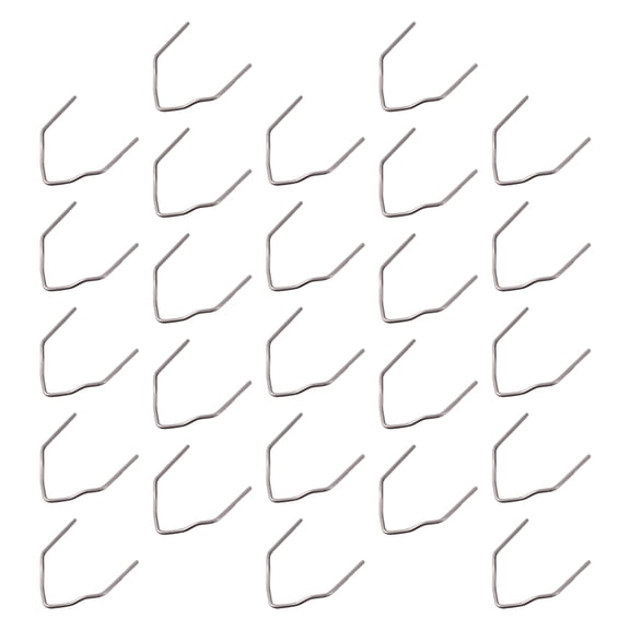 DEMACRIO Plastic Welding Staple Iron Car Bumper Fix 1000Pcs 0.8X0.6X0.03In