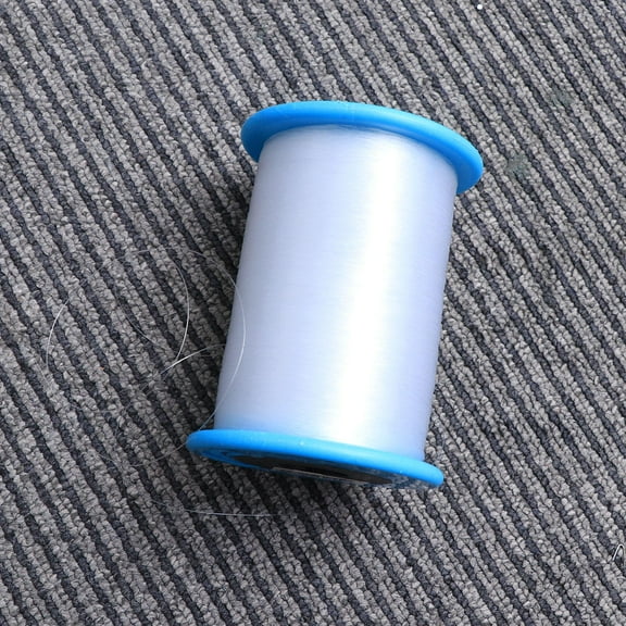 NIAIZEK Clear Nylon Cord for Bracelets and Beading, Polyester String, 1 Pack, Ideal for Jewelry Making