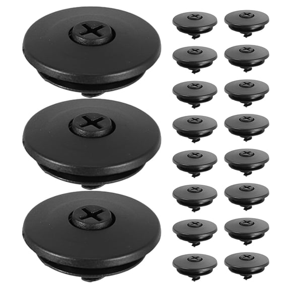 Raindrops Car Floor Mat Retainers Black Plastic for Stable Driving 100Pcs