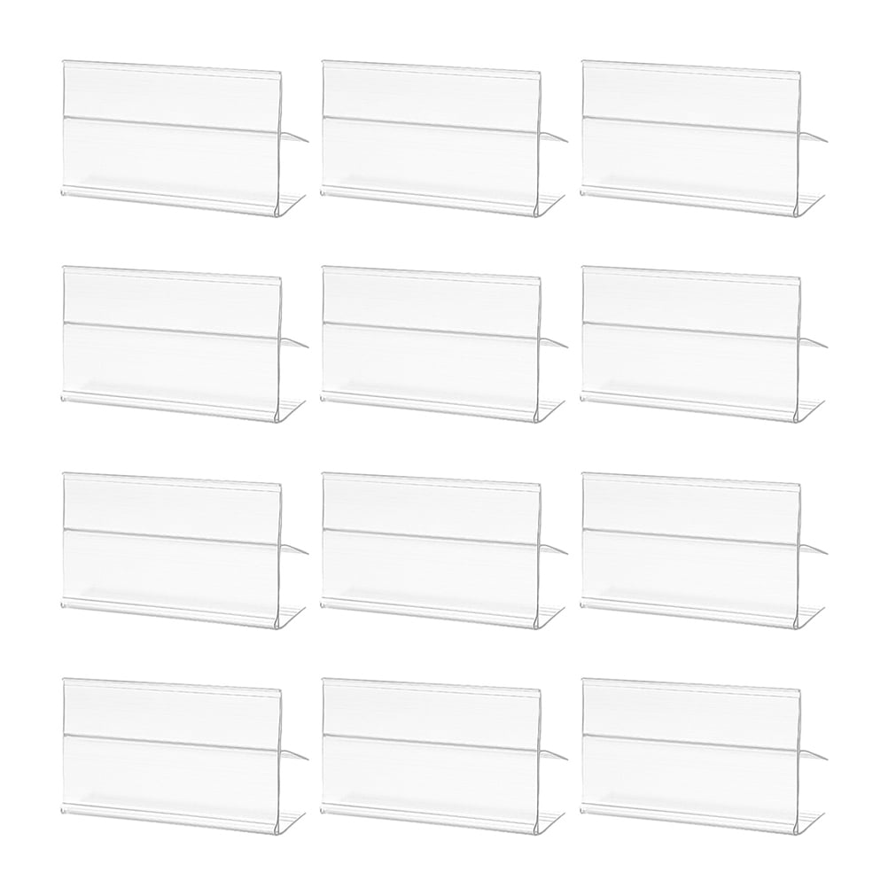 Raindrops Convenient PVC Wire Rack Label Holders for Quick Product ...