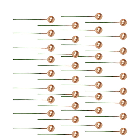 FOMIYES Berries For Wreaths Golden Ball Christmas Ornament 100Pcs Glue