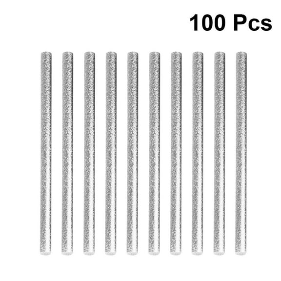 Raindrops Hot Glue Sticks for Crafting Resin Silver 100Pcs for Handicraft Enthusiasts