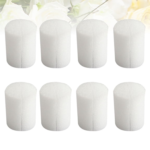 Raindrops 100Pcs Hydroponic Sponges for Soilless Gardening Clean Planting White Sponge for Vegetable Cultivation