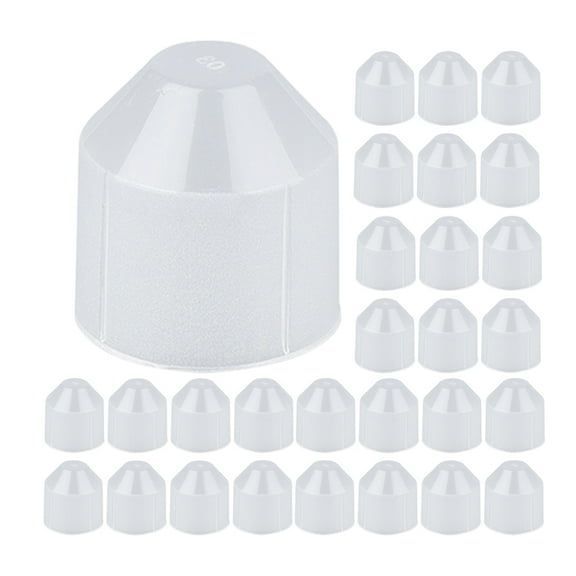Raindrops E27 Lamp Holder Covers Water Resistant Plastic for LED Bulbs, 100 Pieces, Light Socket Protectors
