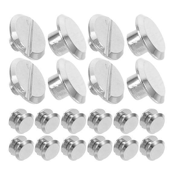 Raindrops 100Pcs Snap Rivets with Single Slot Screws for Strong Binding