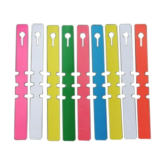 Raindrops 100Pcs PVC Plastic Label Tags for Botanical Garden Durable Waterproof