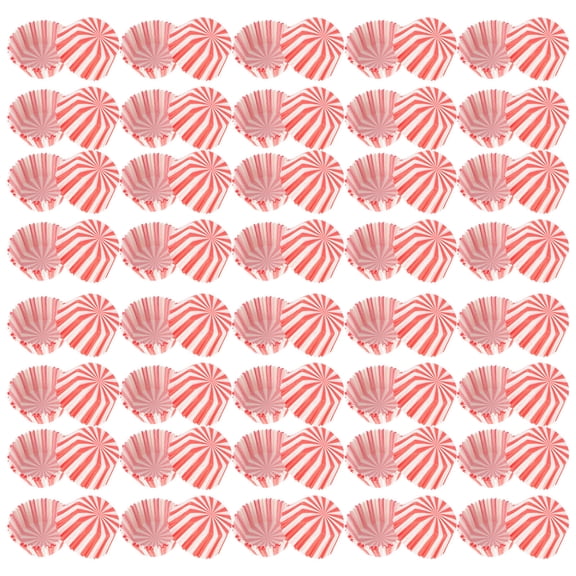 Raindrops 100Pcs Red White Round Paper Muffin Cups Baking Cake Cup Hold Small Cakes